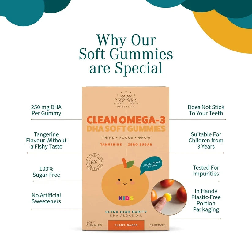 
                  
                    Phytality Kids Clean Omega-3 DHA Soft Gummies
                  
                