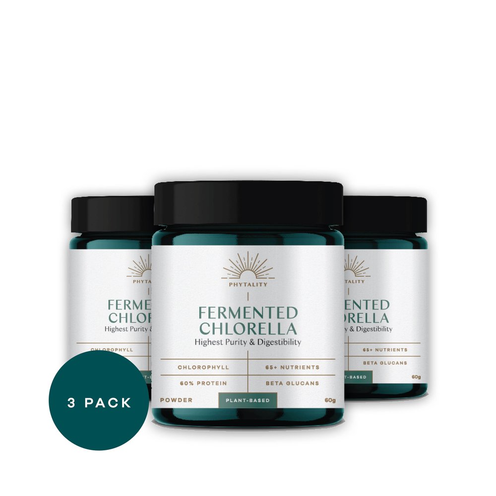 3 Pack | Fermented Chlorella Powder